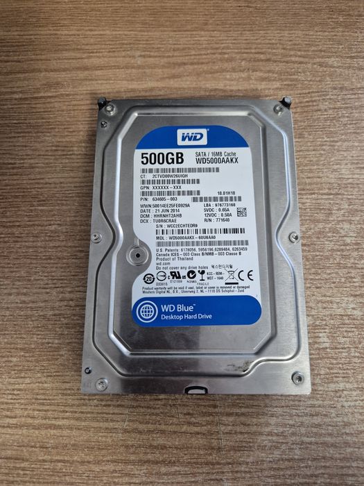 Carcasa PC Asus + WD BLUE 500GB + DVD Writer