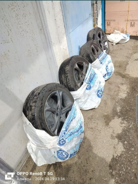 Диски с летней резиной Triangle, комплект 215/55/17