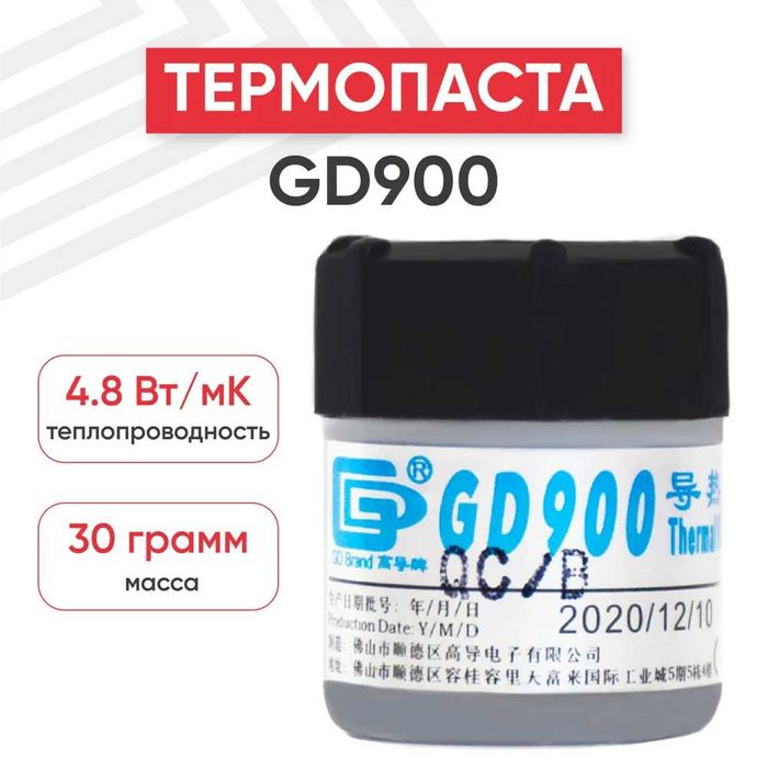 Термопаста GD900 и HY510