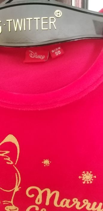 Детска  червена рокличка