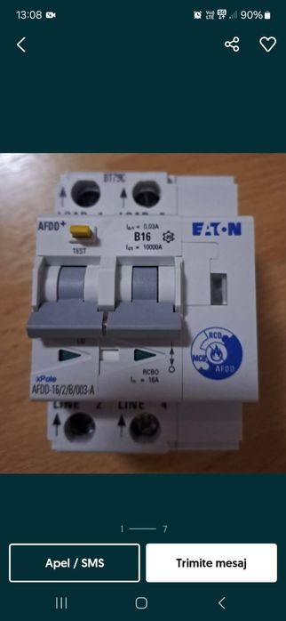 Afdd  eaton si abb 10 16a 20a
