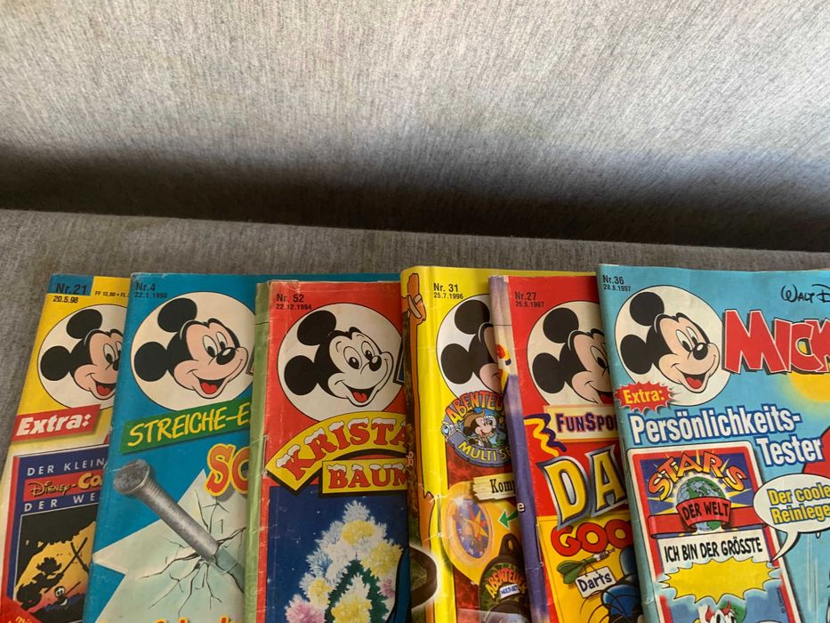 лот книжки Micky Maus 6 броя