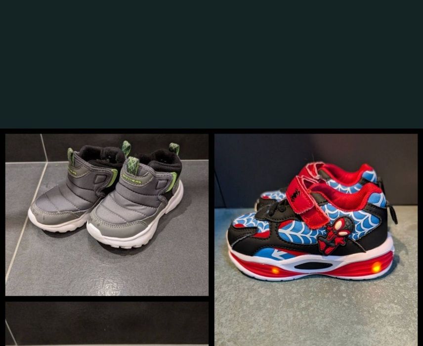 Set 2 Perechi Papuci Skechers + Sinsay Led (marimea 24)