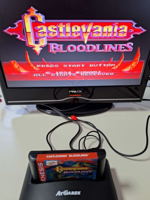 Caseta discheta clasicaCastlevania Bloodlines game Sega Genesis NTSC