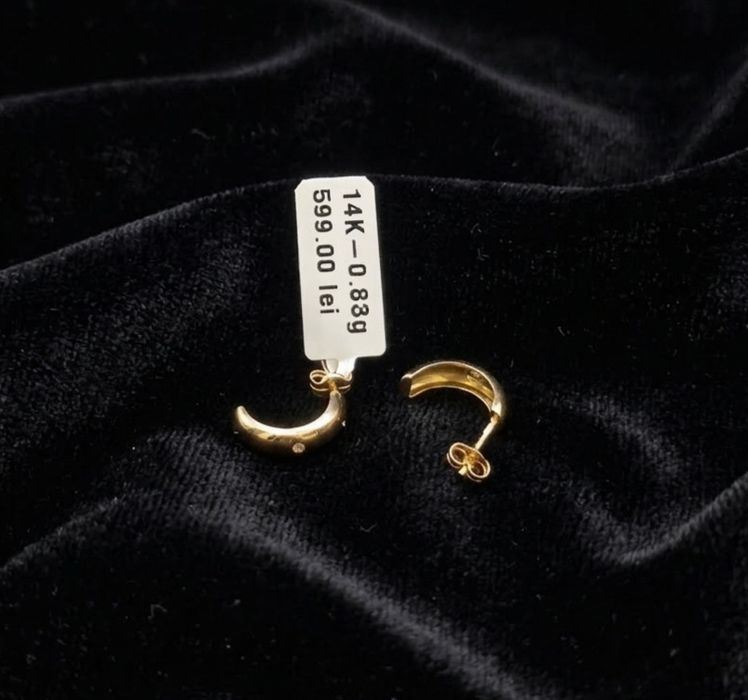 Cercei aur 14k 0.83gr