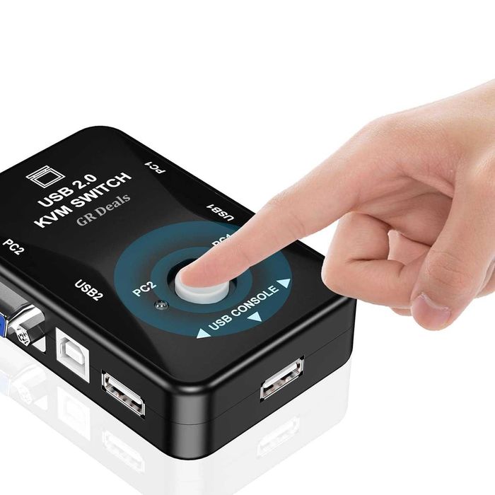 2-портов KVM превключвател