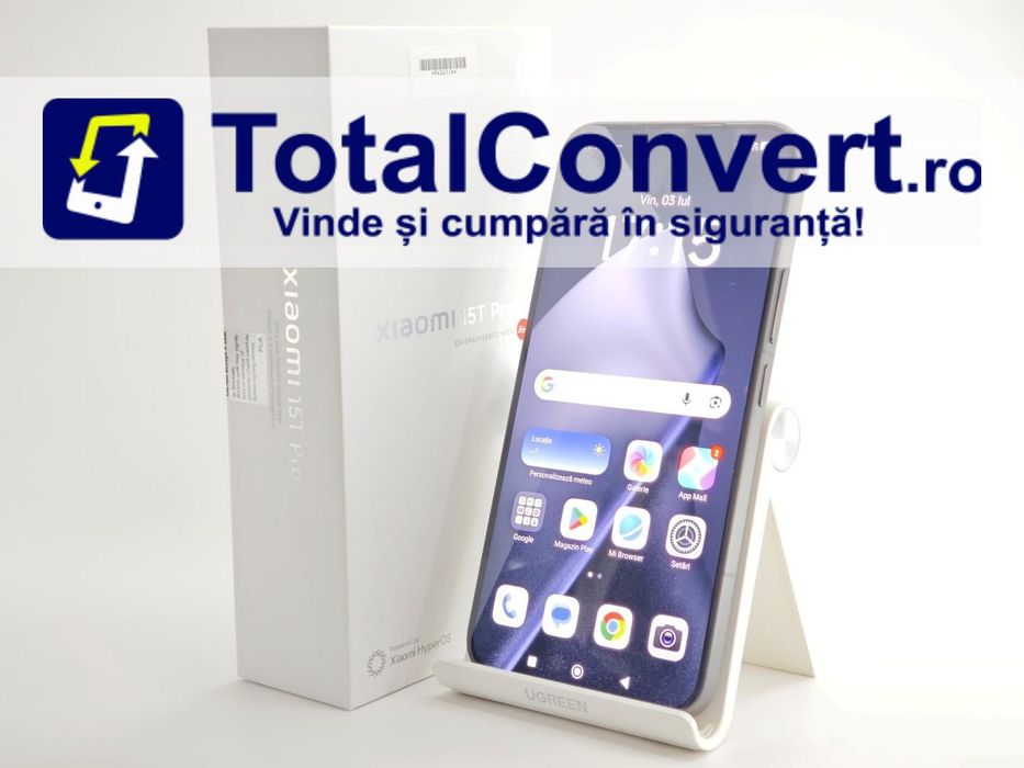Xiaomi 15T Pro 1TB Black 12GB Dual SIM, Garantie 24 luni | #R94241