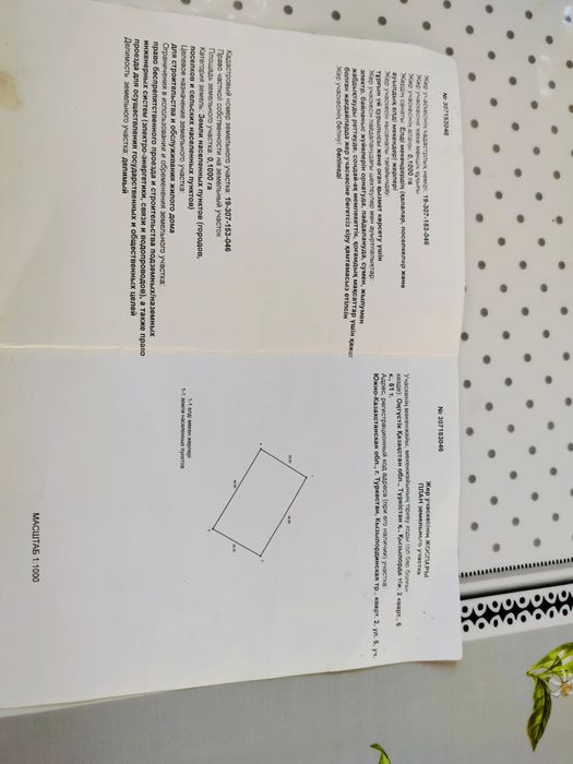 Жер сатылады, Туркестан облысы