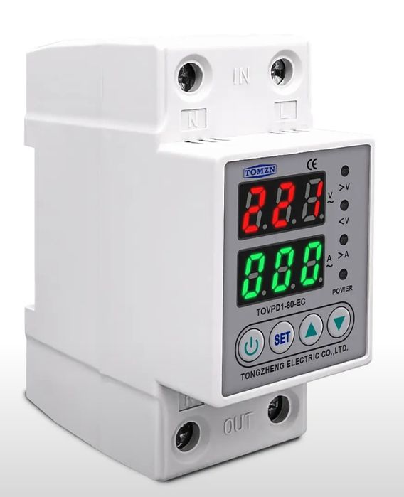 Прибор защиты от перепадов напряжения в сети.