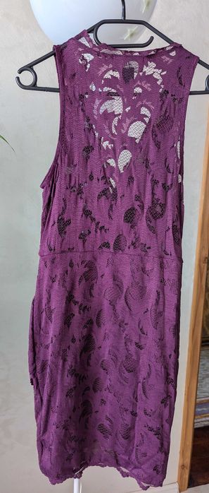 Уникална дантелена рокля H&M, размер С