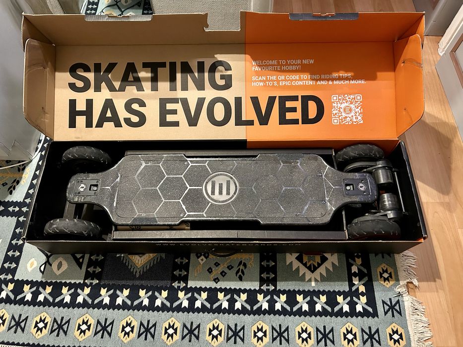 Электро скейт Evolve Hadean carbon