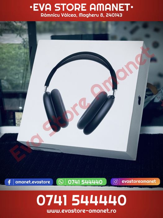 Apple AirPods Max 2 (2025) with Smart Case Midnight USB-C A3184 ANC Transparency Mode Spatial Audio CIP Apple H1 20h