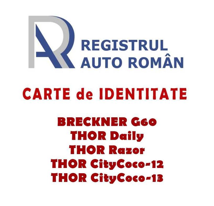 Scuter Thor Daily electric rosu negru alb noi Agramix