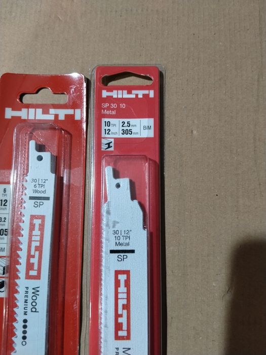 Hilti ножове за саблен трион