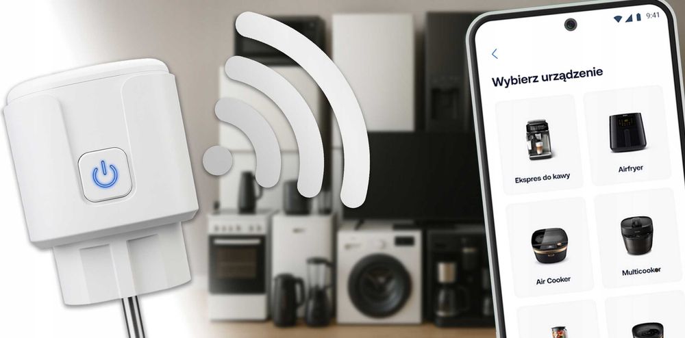 Smart WiFi Контакт Tuya 16A 3600W  Ватметър Таймер Alexa