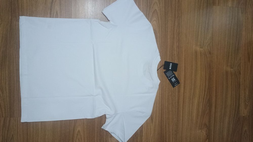 Tricou bărbați alb Boss