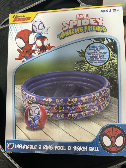 Set Piscina copii Spidey sau Spiderman Nouă + minge de plajă