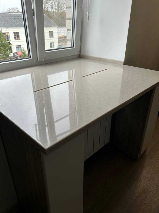 Столешница из кварца, акрила, искусственного камня, умывальники