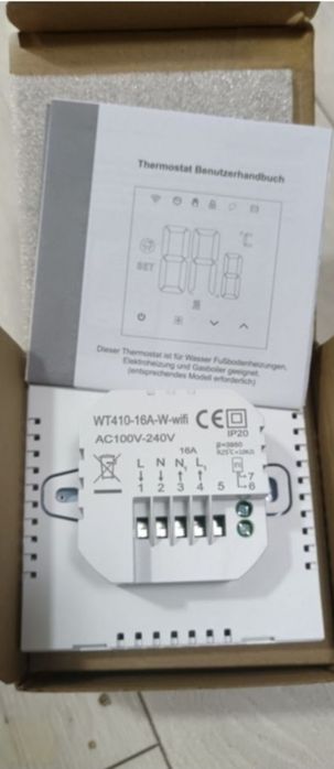Termostat wifi MIUCDA pentru încălzire electrică în pardoseală