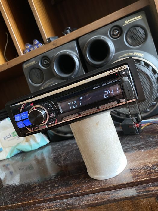 ALPINE CDE-112Ri - ЦВЕТОВЕ - КАЧЕСТВЕН МОДЕЛ - USB, AUX, CD mp3 плеър за кола сд авто радио