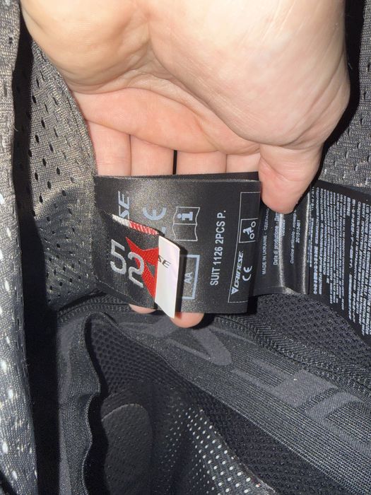 Costum moto Dainese Laguna Seca 4 (2 pcs) ca nou 52