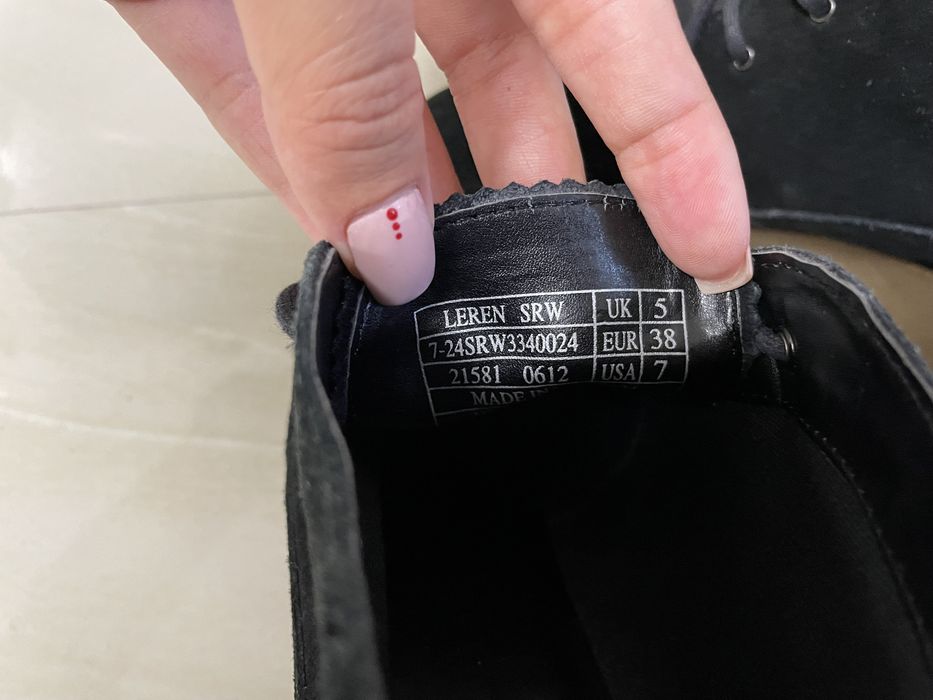 Ghete / botine Lacoste piele 38