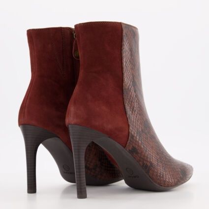 Geox Brown Leather Ankle Boots.   Коричневые кожаные ботильоны  сапоги