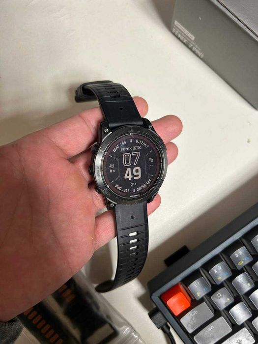 Мультиспортивные часы Garmin 7X Pro Sapphire Solar 47mm Titanium