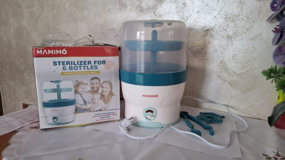 Vând sterilizator  electric pentru 6 biberoane Mamimo