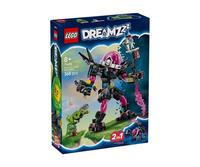 LEGO DREAMZzz 71495 - Mateo vs. Cyber Brain Mech / Матео срещу робот на кибермозък