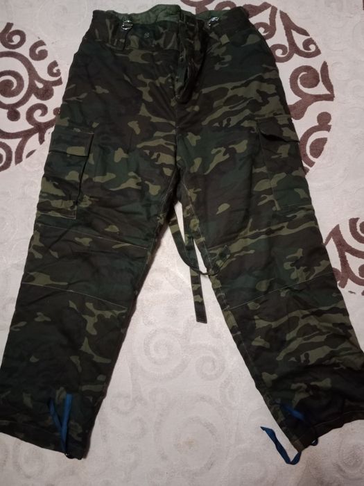 Ватные штаны хаки