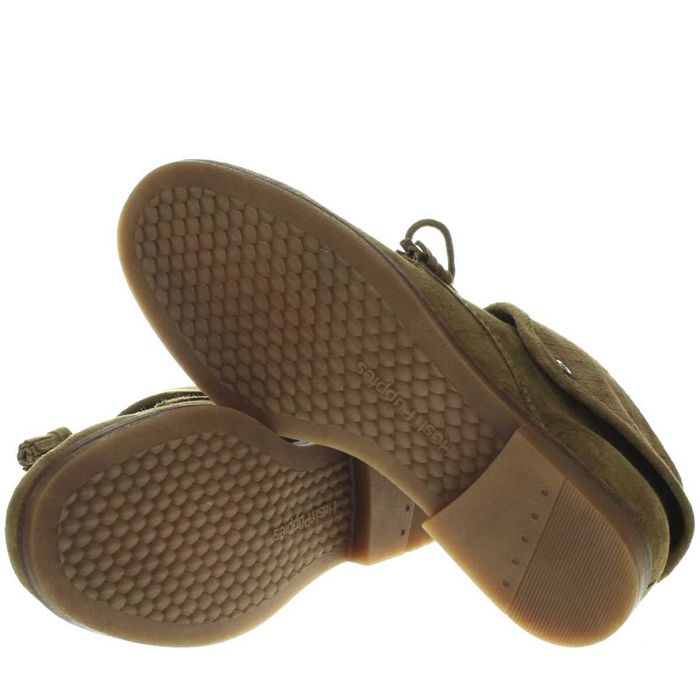 HUSH PUPPIES № 38 – Дамски боти ест. велур "KHAKI BOOTS" нови с кутия