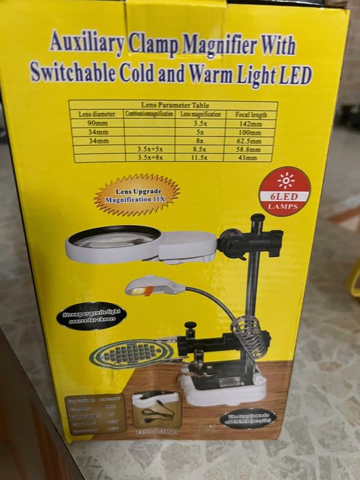 Третья рука. Лупа.