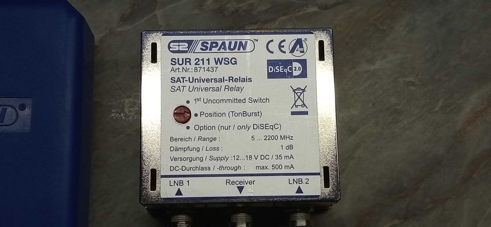 антенна 90 см  - с креплением и конвертором