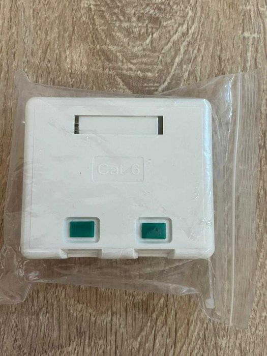 Сетевые розетки RJ-45 6cat. 2 портовый