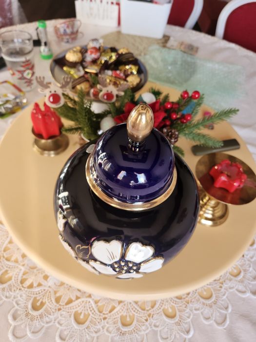 Ваза Кобалт и злато