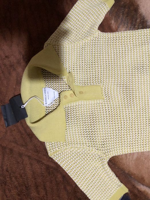 Bottega Veneta — вязаное поло Fishnet Knit