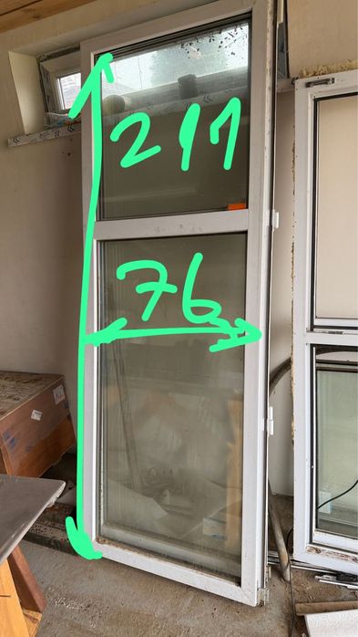 Пластиковые балконные рамы б/у