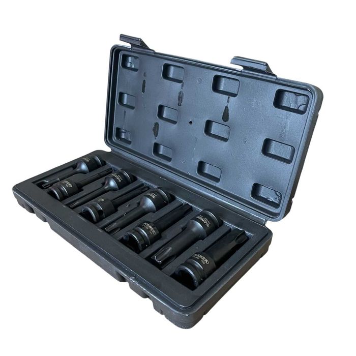 Комплект ударни торкс битове 1/2″ – 8 части HAWEK