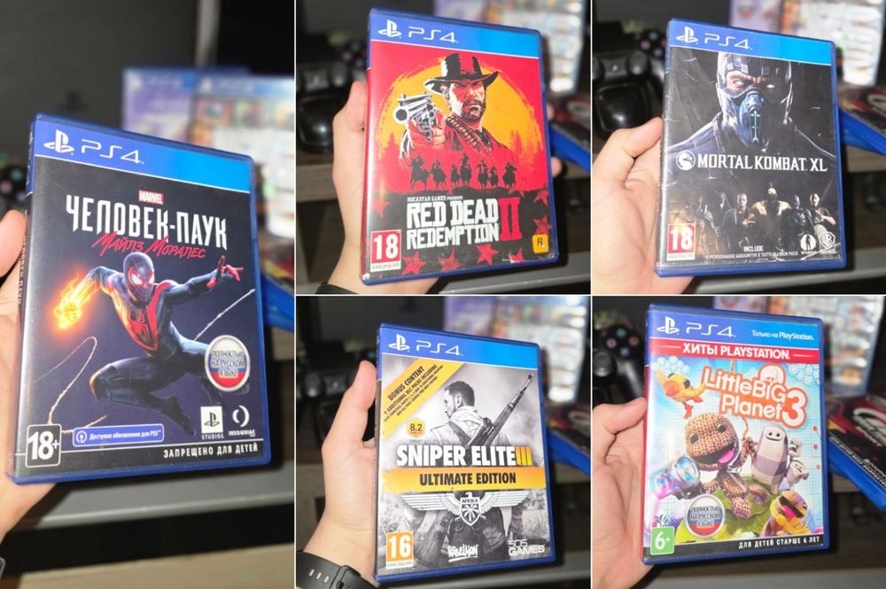 игры PS4 Человек паук - на выбор