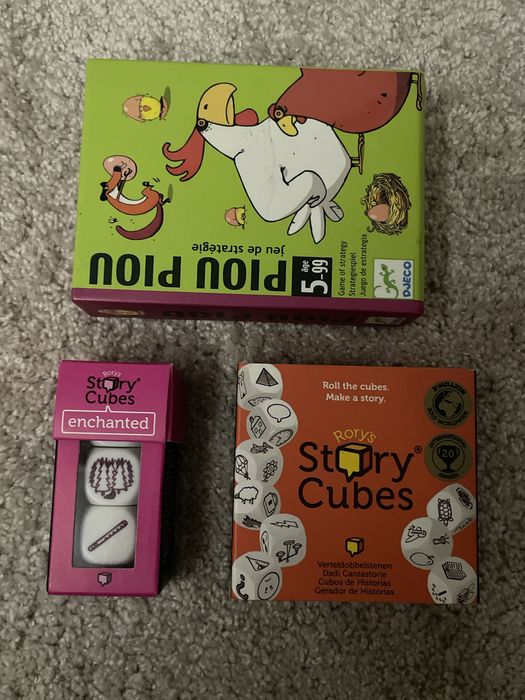 Занимателни игри story cubes кубчета за истории зарчета и карти piou