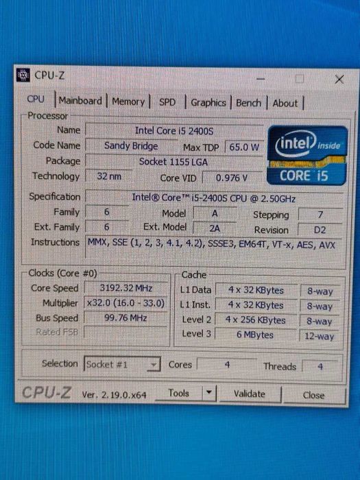 Системный блок Core i5 2400S, 8Gb DDR3, 64Gb SSD, 500 Gb HDD.