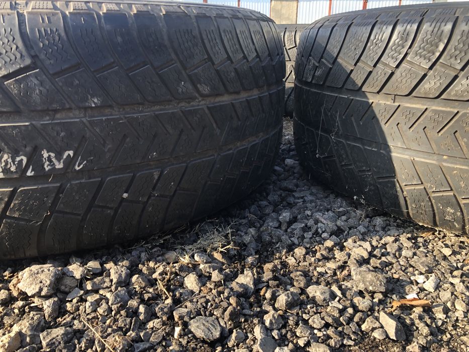 Jante aliaj 5x130 audi Q7 vw touareg cu anvelope iarna 255 55 18