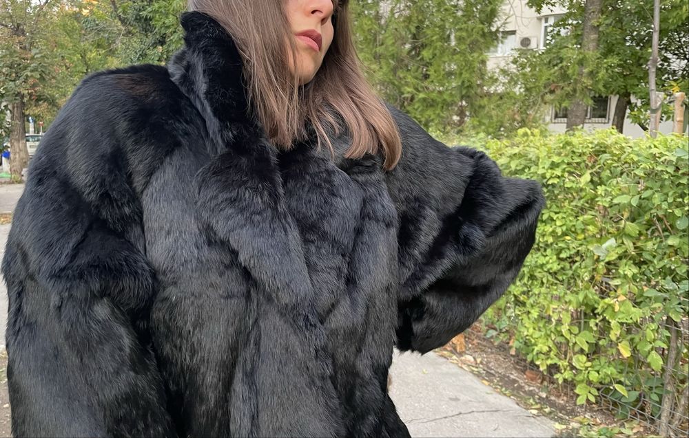 Palton din blană naturală