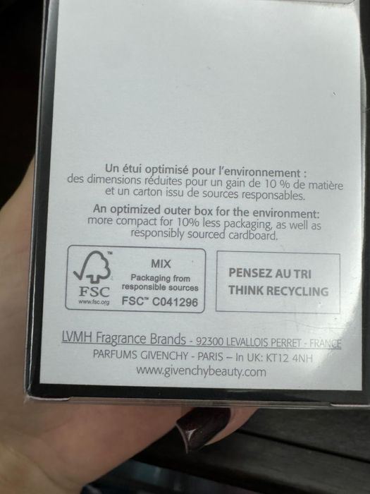 Givenchy L’Interdit 35ml EDP, dama, nou, sigilat, 100% original, batch