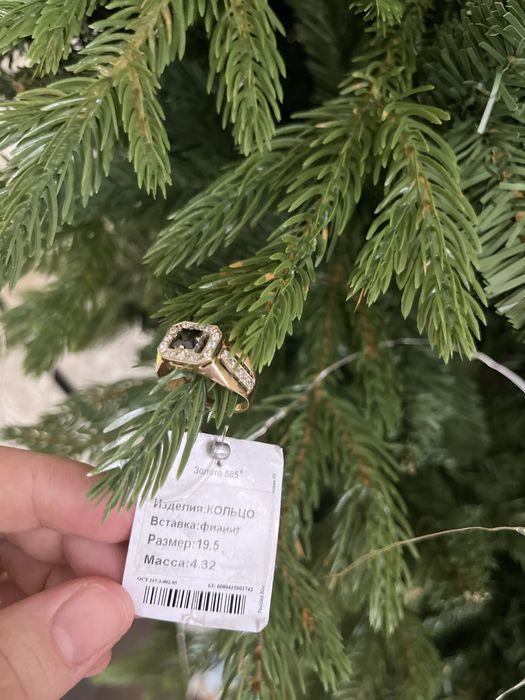 Перстн золото 19,5 размер