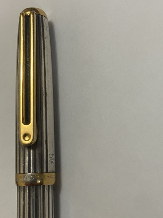 Pix anii 80 Spania Inoxcrom Sirocco 925 Silver Pen Fountain Pen Vtg