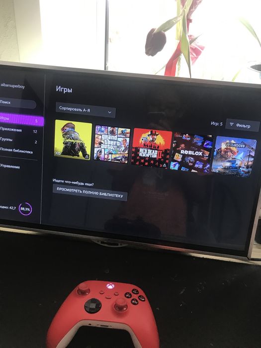 Продам xbox series s с играми