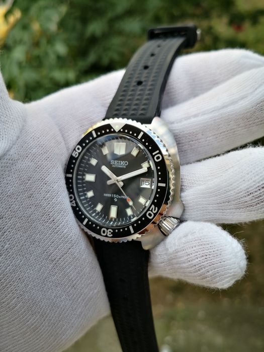 Ceas automatic Seiko Mod Captain Willard 1970  curea silicon