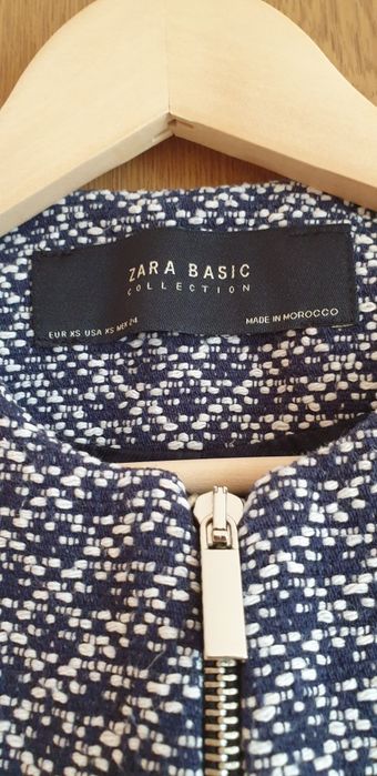 Sacou albastru Zara, marimea Xs